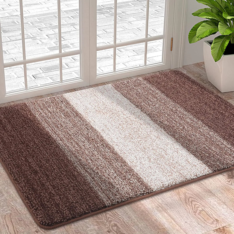 Axyaa Low Profile Mat - Indoor Non-Slip Welcome Doormat with Super Absorbency