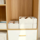 Axyaa Underwear Drawer Organizer Clothes Bra Socks Pants Storage Box for Wardrobe