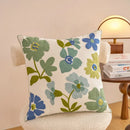 Axyaa Floral Embroidery Pillowcase 45x45: Home Decor Cushion Cover Sofa Headboard