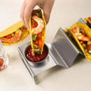 Axyaa Stainless Steel Taco Crepe Rack Tower for Organized Kitchen Storage