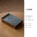 Axyaa Bamboo Tea Tray Pot Holder Set Water Base Storage Tea Furniture