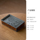 Axyaa Bamboo Tea Tray Pot Holder Set Water Base Storage Tea Furniture