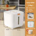 Axyaa Rice Flour Grain Storage Container Sealed Organizer Kitchen Food Bucket