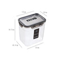 Axyaa Transparent Sealed Food Storage Container Organizer Box Jar