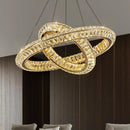 Axyaa Luxury Crystal Chandeliers for Home Villa Lighting in Living Dining Room