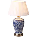 Axyaa Ceramic LED Desk Lamp for Stylish Bedroom and Hotel Room Decor