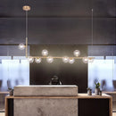 Axyaa Nordic Cross Glass Ball Pendant Light - Modern Minimalist Decor Lighting