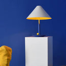 Axyaa Bamboo Hat LED Desk Lamp for Living Room and Bedroom Lighting