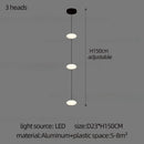 Axyaa Oval Ball Chandelier: Nordic Minimalist High-rise Staircase Lighting