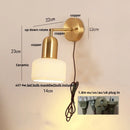 Axyaa Rotatable LED Ceramic Wall Lamp for Bathroom Mirror Living Dining Room