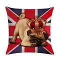 Axyaa Halloween Puppy Linen Pillow Case 45*45cm