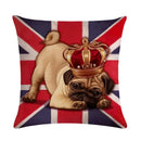 Axyaa Halloween Puppy Linen Pillow Case 45*45cm