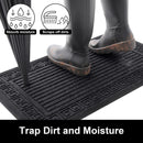 Axyaa Low Profile Entry Door Mat for Home Decor and Non-slip Protection