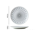 Axyaa Premium Western Food Plate: Elegant Tableware for Home & Commercial Use