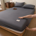 Axyaa Waterproof Washed Cotton Fitted Sheet Set