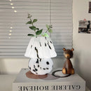 Axyaa Flower Mushroom Lamp: Cream Style Bedside Table Decor for Girls