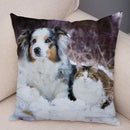 Scottish Border Collie Pillowcase - Axyaa Dog Print Decor Cushion Cover