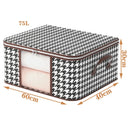 Axyaa Large Capacity Foldable Storage Box with Handles and Zipper