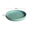 Axyaa Retro Green Ceramic Tableware Set