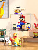 Axyaa Acrylic Action Figure Display Cabinet : Large Capacity, Dustproof, Transparent Storage Rack