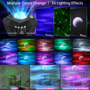 Axyaa Aurora Moon Projector Night Light Galaxy Bluetooth Speaker Remote Control