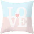 Axyaa Valentine's Day Parchment Pillow Set for Home Sofa, Square Pillowcase