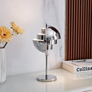 Axyaa Black Gold Metal Desk Lamp for Modern Living Room & Bedroom