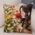 Axyaa Fairy Tale World Pillowcase: Cartoon Pattern Decor for Living Room or Children's Room