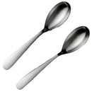 Axyaa Stainless Steel Long Handle Oval Pointed Spoon Set