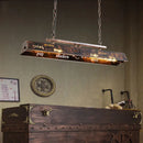 Axyaa Retro Industrial Chandelier: Vintage American Style for Restaurant, Bar, and Home