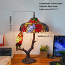 Axyaa Tiffany Stained Glass Table Lamp for Luxurious Living Spaces