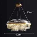Axyaa Crystal Chandelier for Living Room, Bedroom, Dining Room & Home Decoration