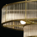 Axyaa Gold Crystal Chandelier: Modern Luxury Lighting for Home, Living Room, Bedroom