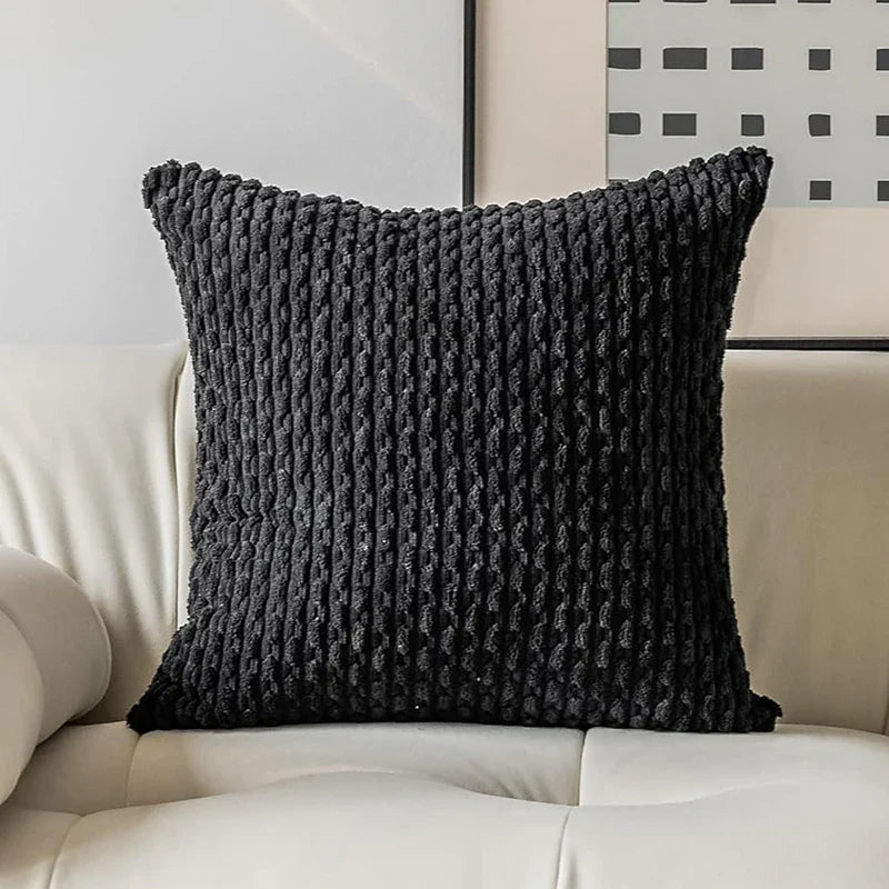 Axyaa 18x18 Corduroy Throw Pillows for Sofa, Bed & Living Room