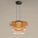 Nordic Stained Glass Chandelier by Axyaa - Elegant Art Lamp for Living Room and Bar
