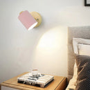 Nordic Macaron Wood Wall Lamp by Axyaa: Minimalist Home Indoor Lighting
