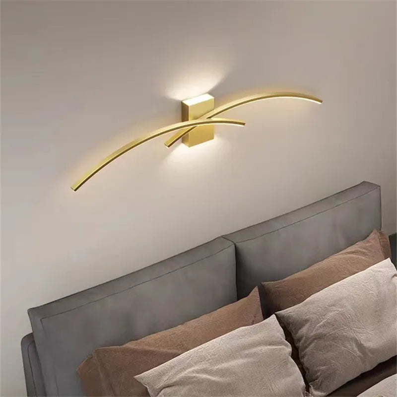 Axyaa Modern LED Wall Sconce Art Deco Light for Living Room Staircase Hallway