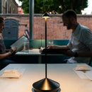 Axyaa Rechargeable Touch LED Table Lamp for Dining Hotel Bar Bedroom Decor