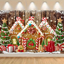 Axyaa Christmas Gingerbread House Tree Hanging Wall Decoration Blanket