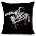 Axyaa Astronaut Sports Cushion: Fun Home Decor for Kids Room, Planet & Music Theme