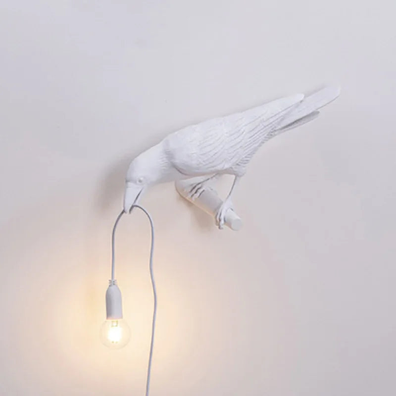 Axyaa Nordic Lucky Bird Table Lamp Resin Home Decor Lighting