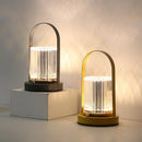Axyaa Retro Metal Table Lamp: Stylish Portable Night Light for Living Room and Bedroom