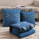 Axyaa Cartoon Pillow Quilt - 2-in-1 Multi-Functional Blanket and Pillow