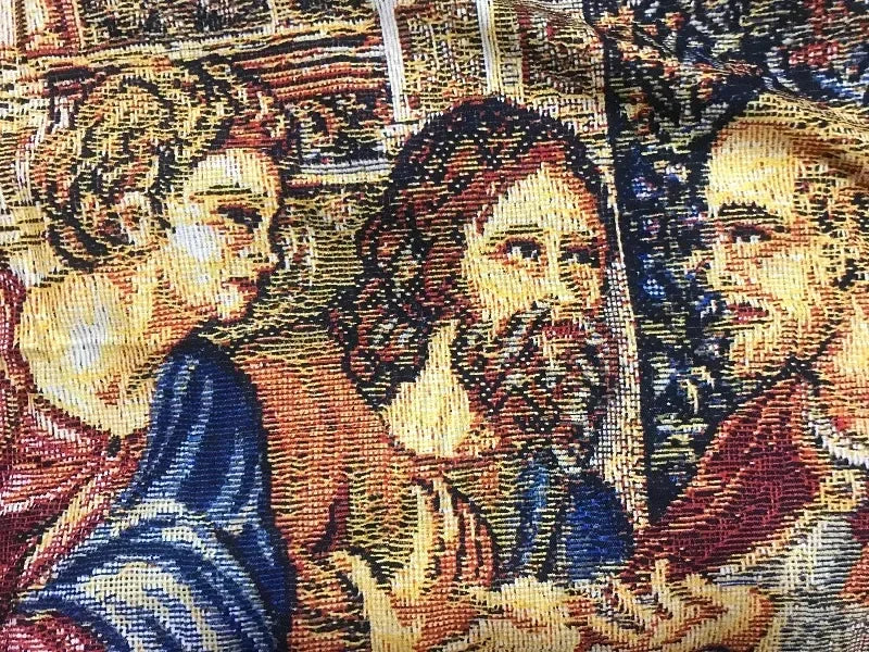 Axyaa Last Supper Jesus Tapestry - Christmas Living Room Wall Decoration