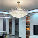 Luxury Crystal Chandelier for Duplex Living Room by Axyaa - Elegant Hanging Light Fixture
