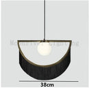 Axyaa Nordic Ins Style Pink Tassel Chandelier