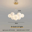 Axyaa Moon Bubble Ball Pendant Light for Children's Room & Living Room