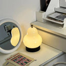 Axyaa French Pear Cream Touch Night Light - Portable Ambient Light for Bedroom & Study