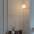 Terrazzo Japanese Retro Nordic LED Wall Lamp for Home Decor by Axyaa