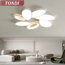 Axyaa Flower Light Chandelier: Modern LED Ceiling Lamp for Home Decor